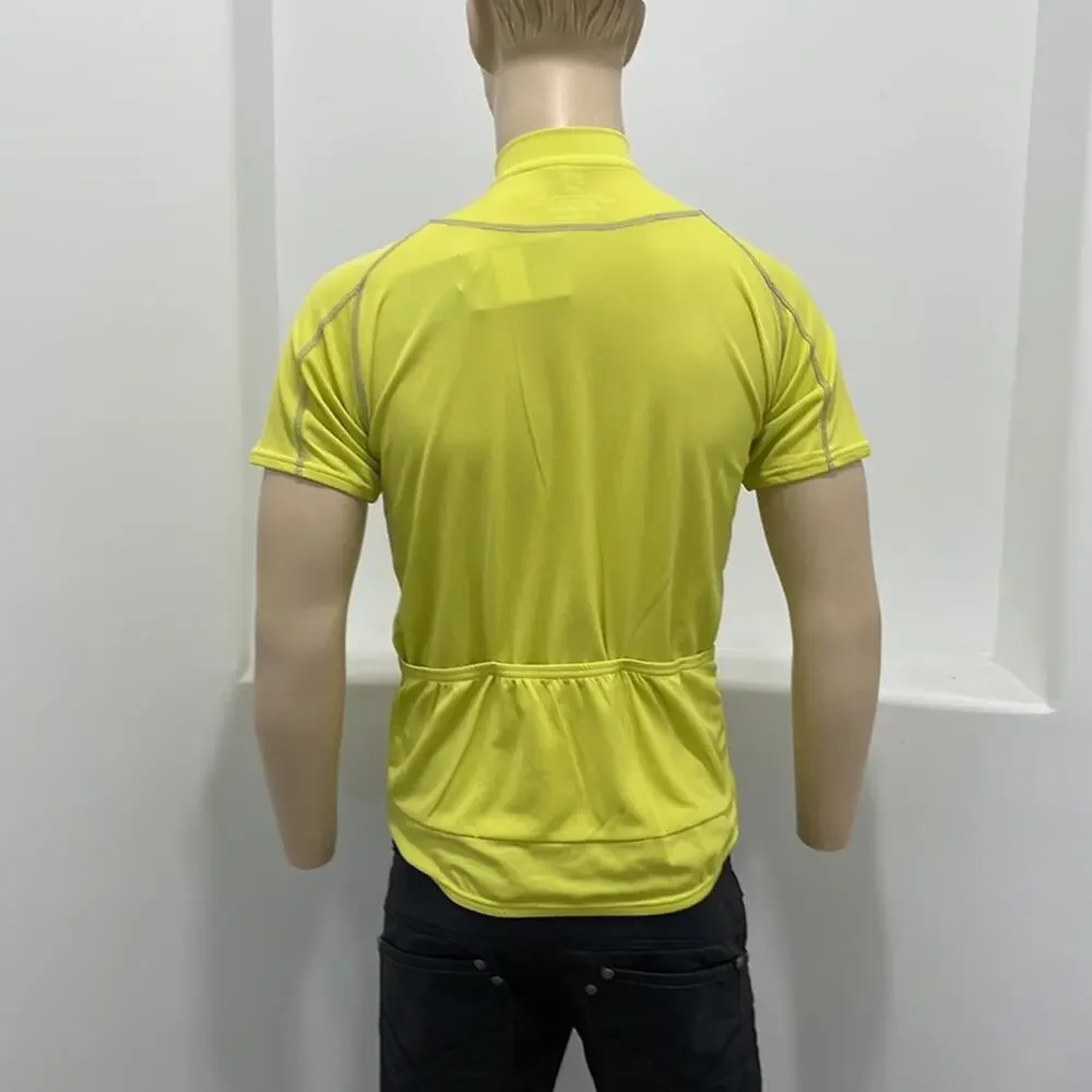 ecos Performance Wear Short Sleeve  T-Shirt Green Zipper Pockets Size  M NWT - Picture 9 of 9